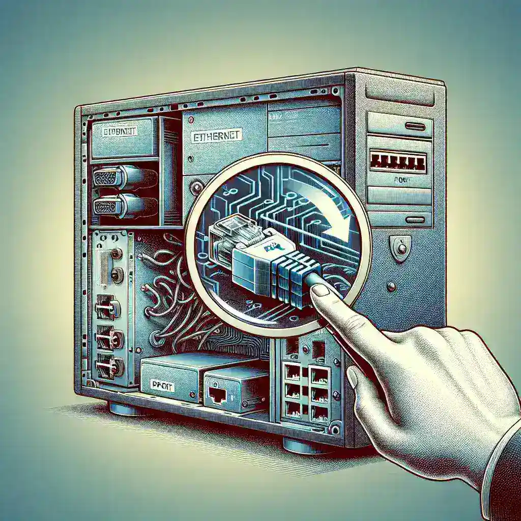 How do you check if your computer has a built-in network adapter?