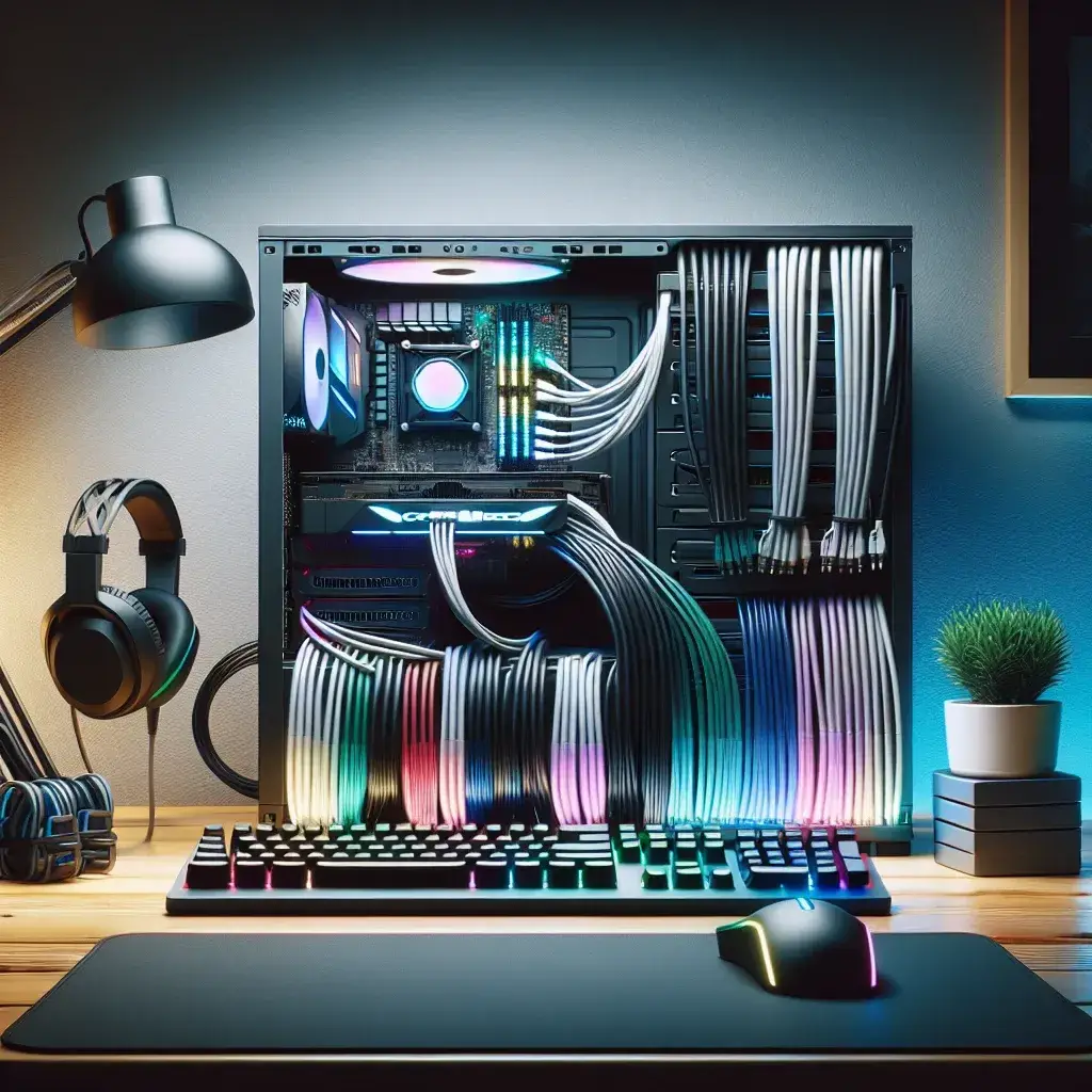 What is the importance of cable management in gaming PCs?