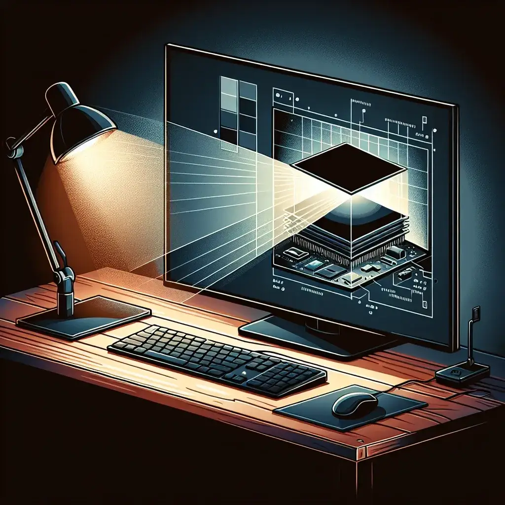 What is backlight bleeding in LCD monitors?